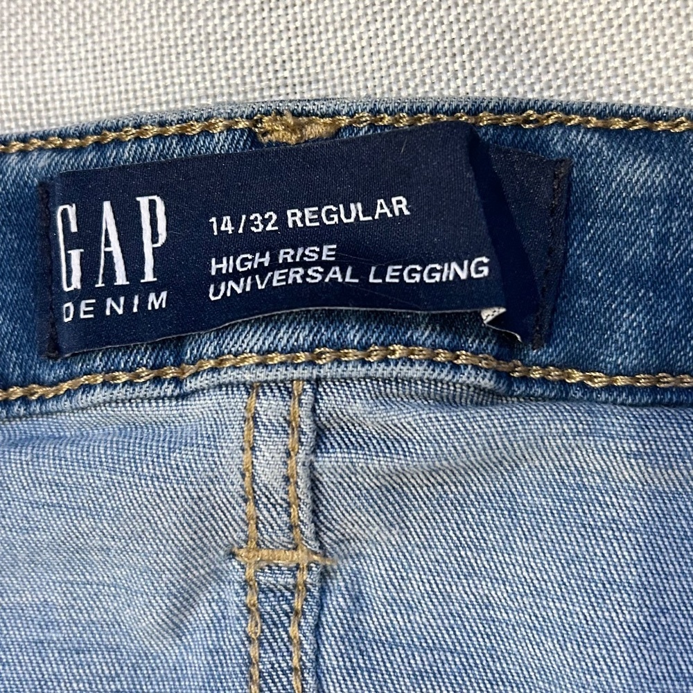 GAP High Rise Leggings Jeans Woman's Size 14/32 - Picture 12 of 14
